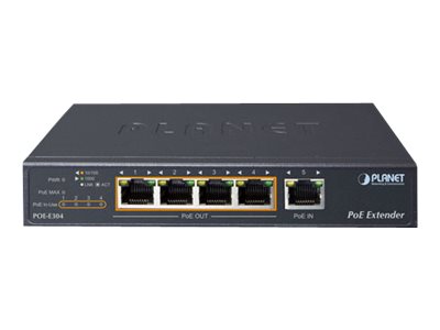 PLANET POE-E304 PoE Extender - Netzwerkextender - 10Mb LAN
100Mb LAN
1GbE