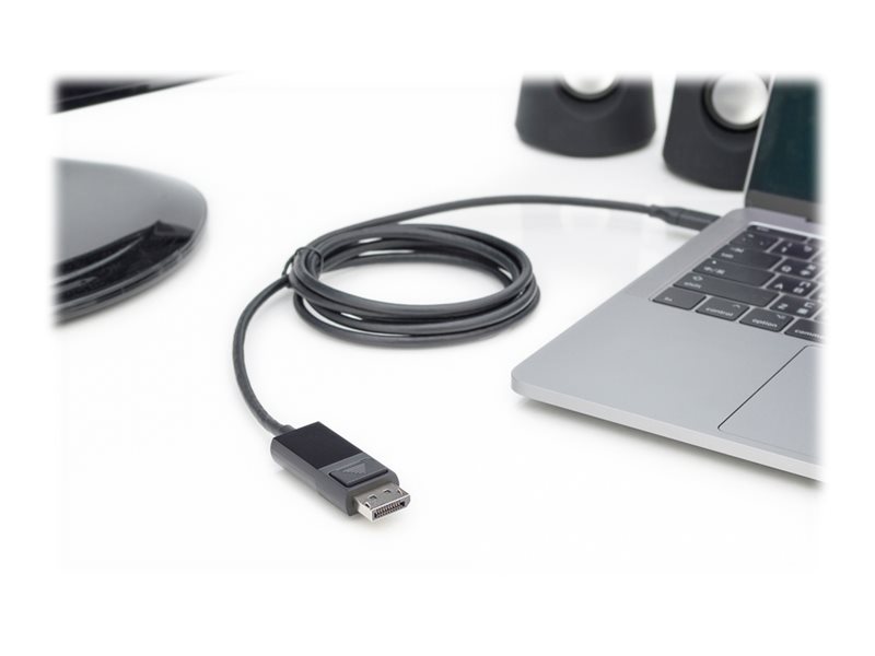 DIGITUS - DisplayPort-Kabel - 24 pin USB-C zu DisplayPort - 2 m