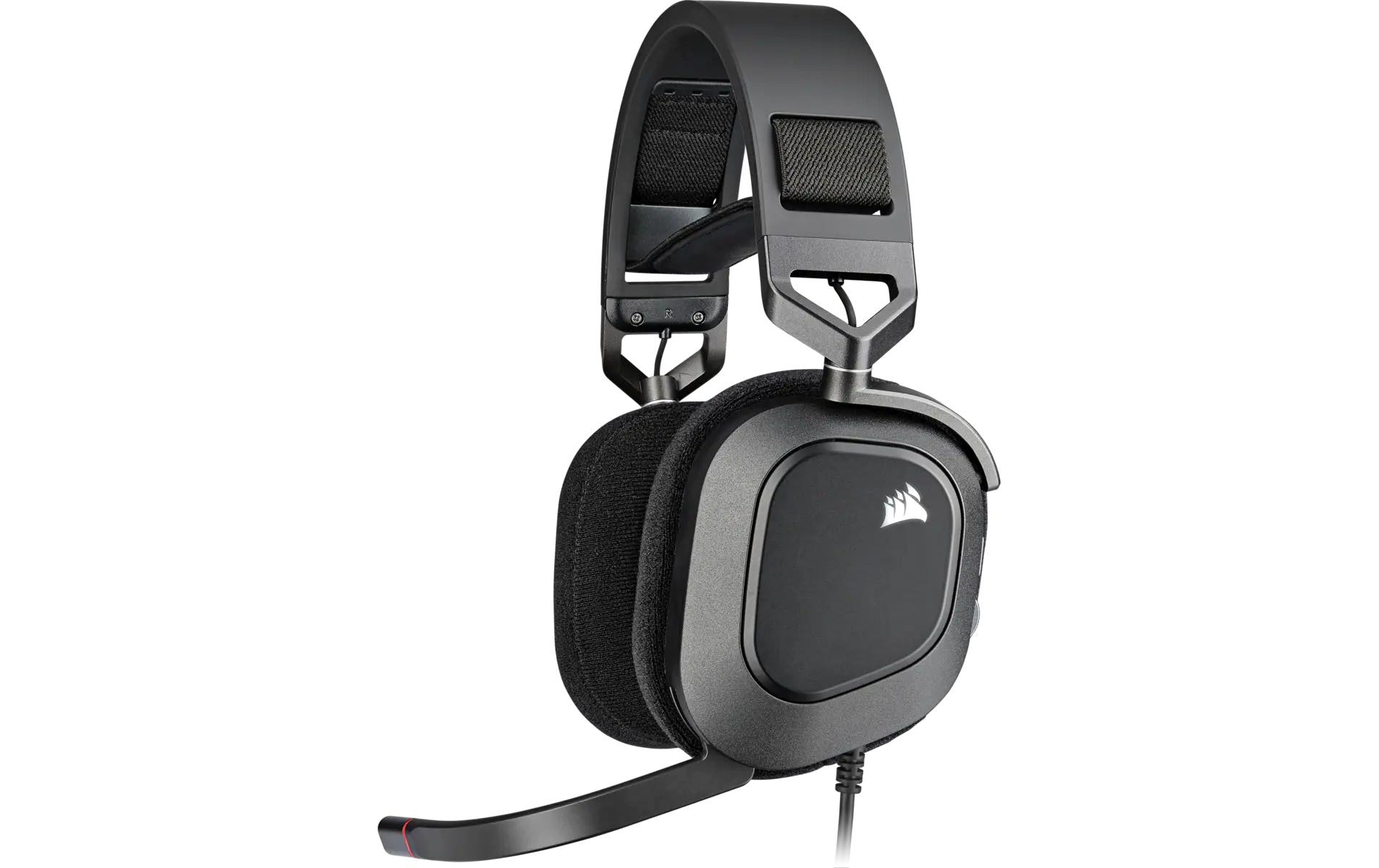 CORSAIR Gaming HS80 RGB - Headset - ohrumschließend - kabelgebunden - USB - Kohle