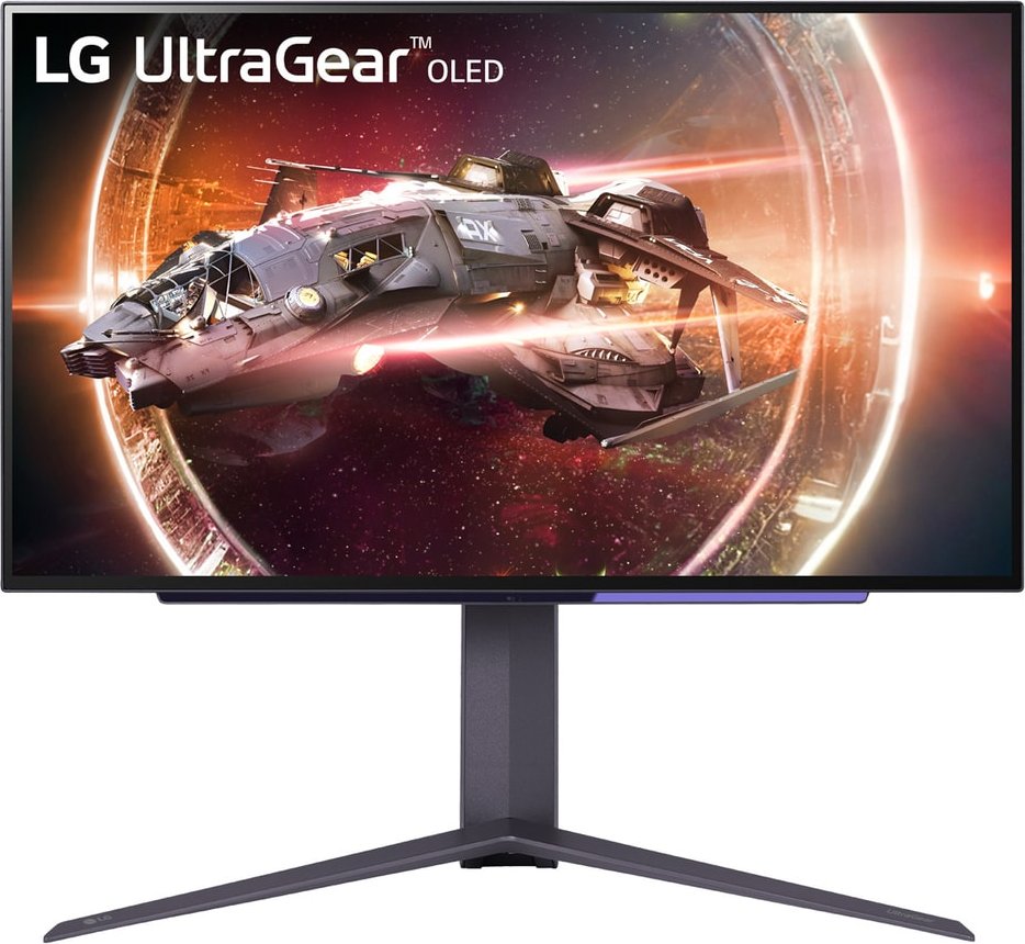 LG UltraGear 27GS95QE-B - OLED-Monitor - Gaming - 68.6 cm (27") (26.5" sichtbar) - 2560 x 1440 QHD @ 240 Hz - 1000 cd/m² - 1500000:1 - DisplayHDR 400 True Black - 0.03 ms - 2xHDMI, DisplayPort