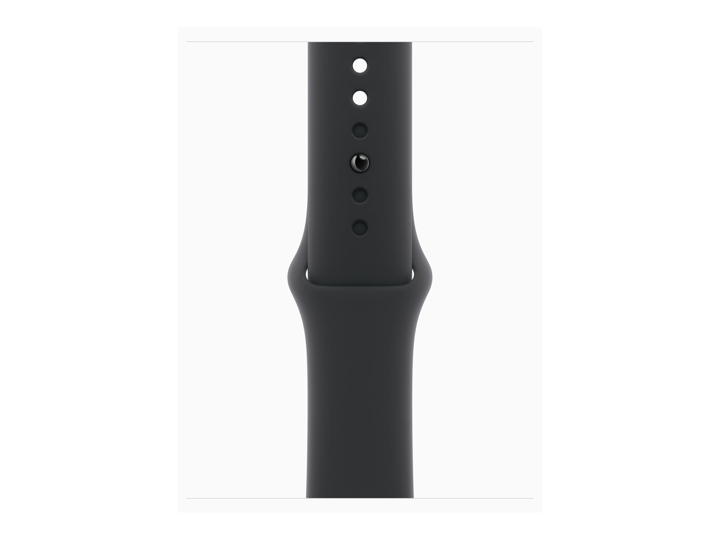 Apple Watch Series 10 GPS + Cellular 42mm Slate Titanium Case mit Black Sport Band - M/L (MWXH3QF/A)