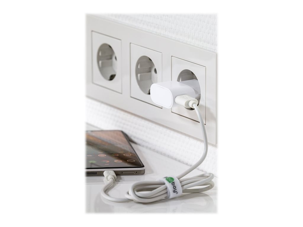 goobay Ladegerät USB A 1-fach weiss USB Steckernetzteil, 1A, 5W