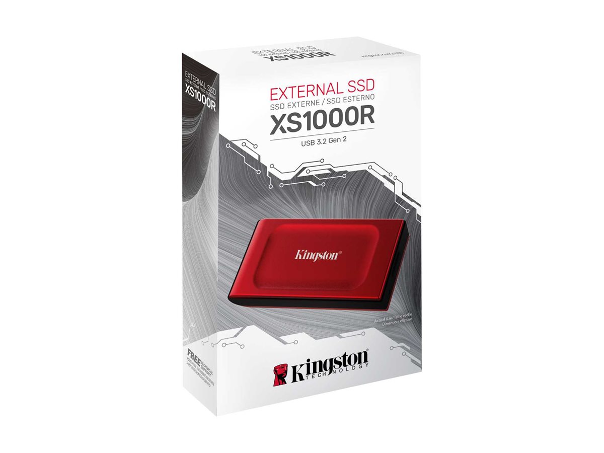 Kingston XS1000 - SSD - 2 TB - USB 3.2 Gen 2