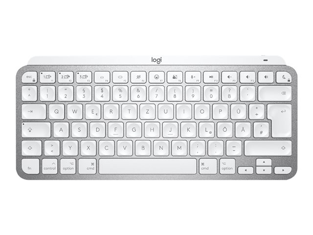 Logitech MX Keys Mini for Mac - Tastatur - QWERTZ - Deutsch - Pale Gray Eingabegerät