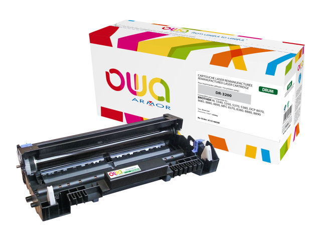 OWA - Schwarz - kompatibel - wiederaufbereitet - Trommeleinheit (Alternative zu: Brother DR3200)