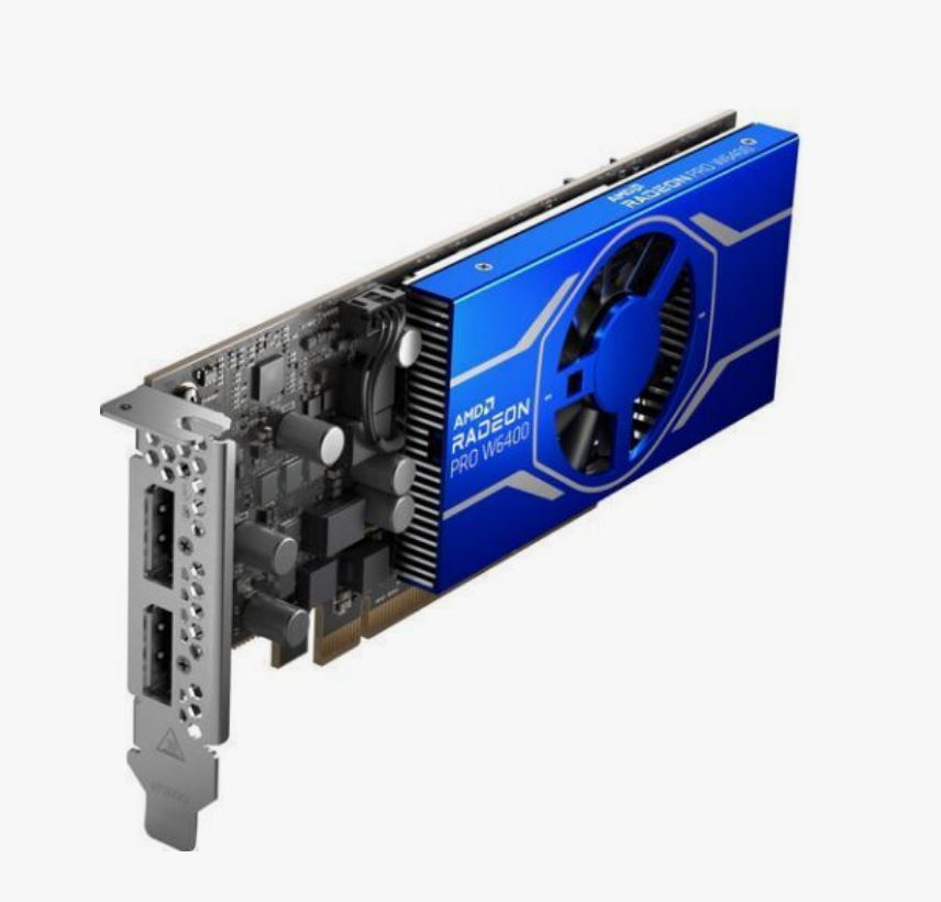 AMD Radeon Pro W6400 LowProfile 4GB PCI-E 2xDP - PCI-Express - 4.096 MB - GDDR6