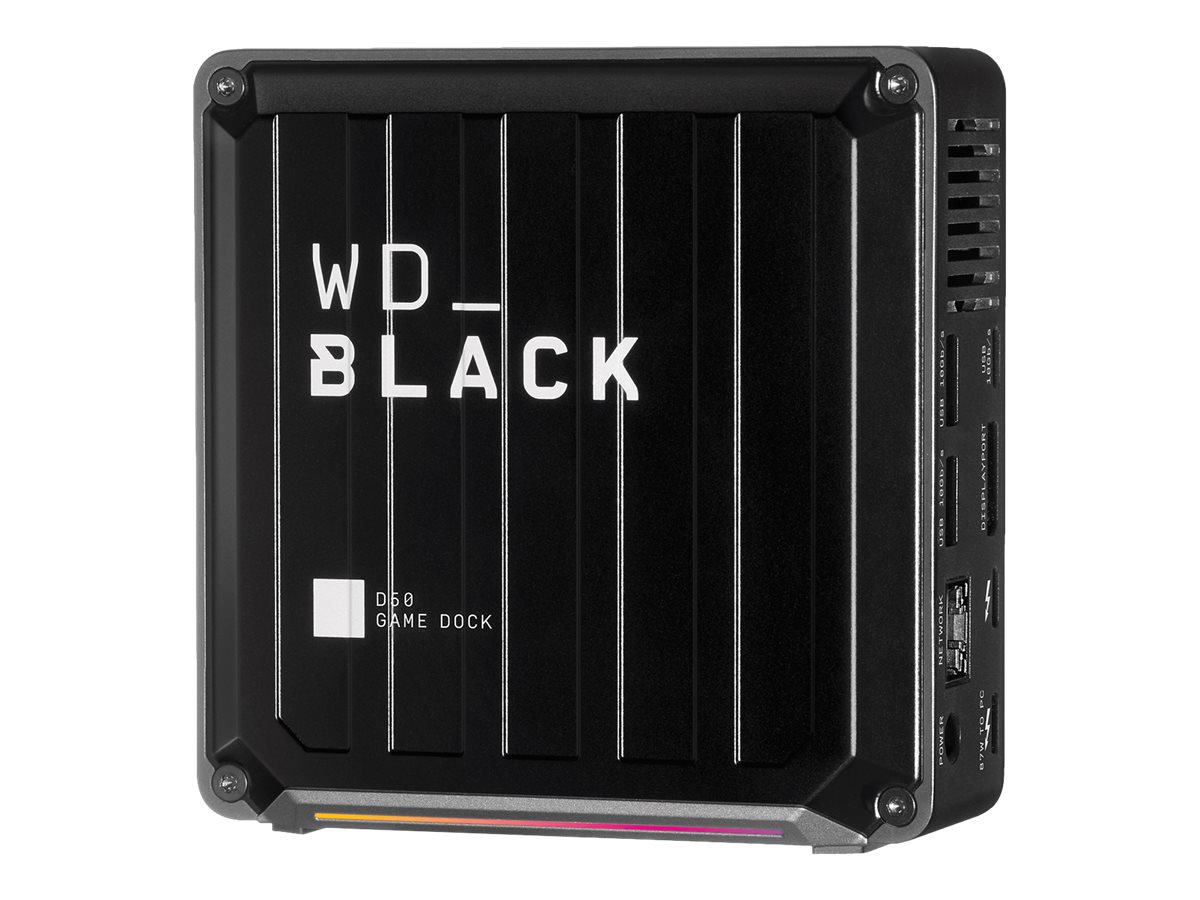 WD_BLACK D50 Game Dock WDBA3U0000NBK - Dockingstation - Thunderbolt 3 - DP
Thunderbolt - 1GbE
