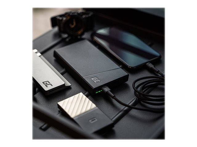 Green Cell PowerPlay 10S Powerbank - Li-Pol - 2 x USB
24 pin USB-C - 18 Watt