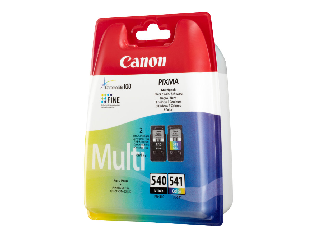 Canon PG-540 / CL-541 Multipack - 2er-Pack - Schwarz
Farbe (Cyan
Magenta
Gelb) - original - Tintenpatrone