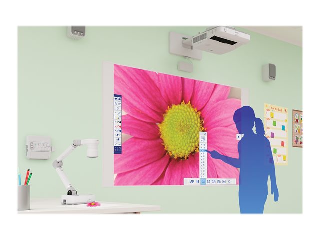 Epson EB-695Wi - 3-LCD-Projektor - LAN - Grau
weiß