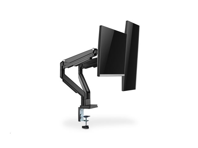 DIGITUS DA-90395 Aufstellung - einstellbarer Doppelarm - für 2 LCD-Displays - mattschwarz