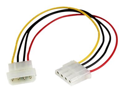 StarTech.com 30cm LP4 Molex Strom Verlängerung - 4 Pin Anschlusskabel / Verlängerungskabel - Stecker/Buchse - Spannungsversorgungs-Verlängerungskabel - interne Stromversorgung
4-polig zu interne Stromversorgung
4-polig - 30.48 cm
