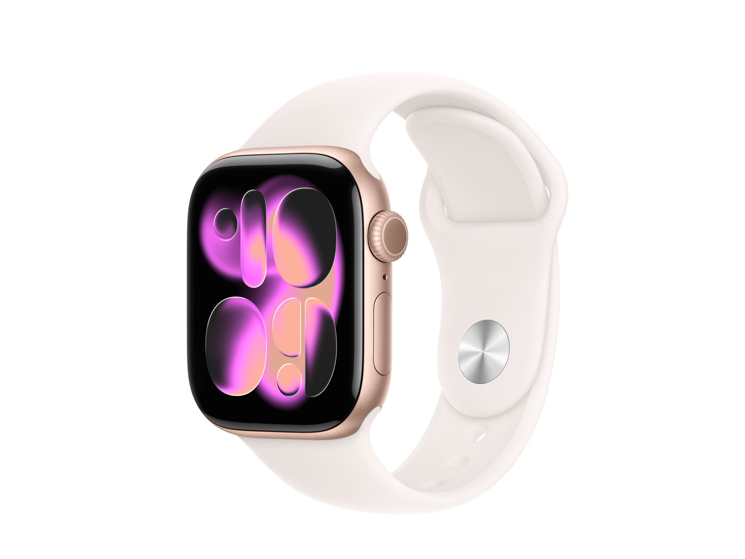 Apple Watch Series 11 GPS 42mm Rose Gold Aluminium Case with Light Blush Sport Band - M/L