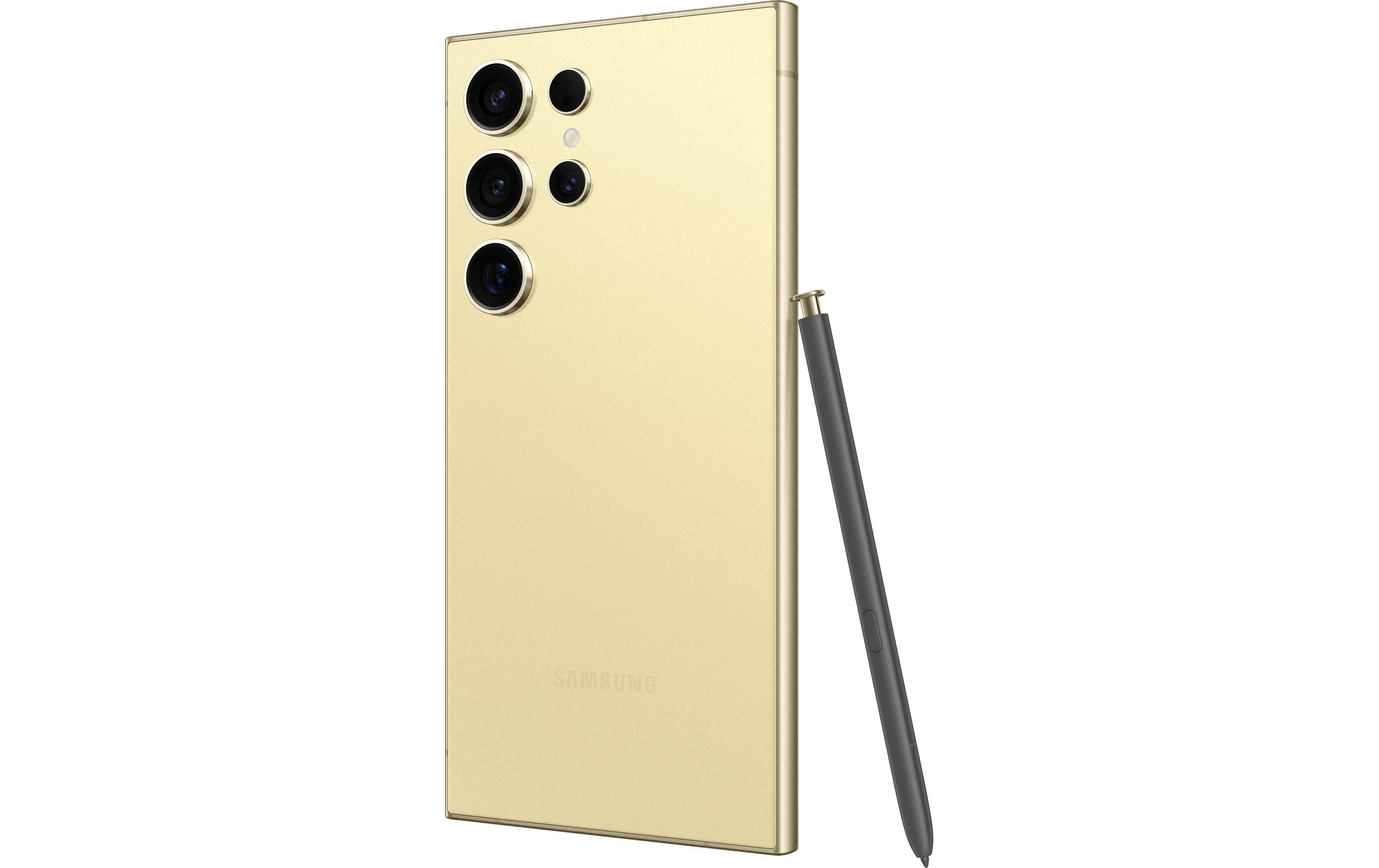 Samsung Galaxy S24 Ultra - Titanium Yellow - 5G Smartphone - 256 GB - GSM