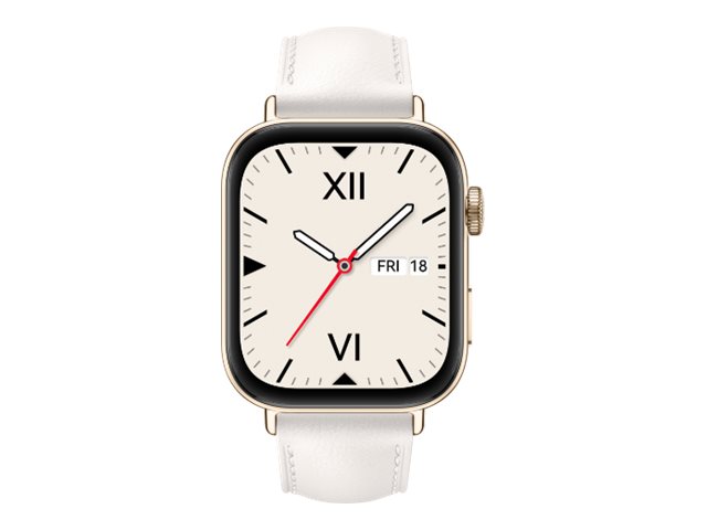 Huawei Watch Fit 3 - Gold-Aluminiumlegierung - intelligente Uhr mit Riemen - weiß