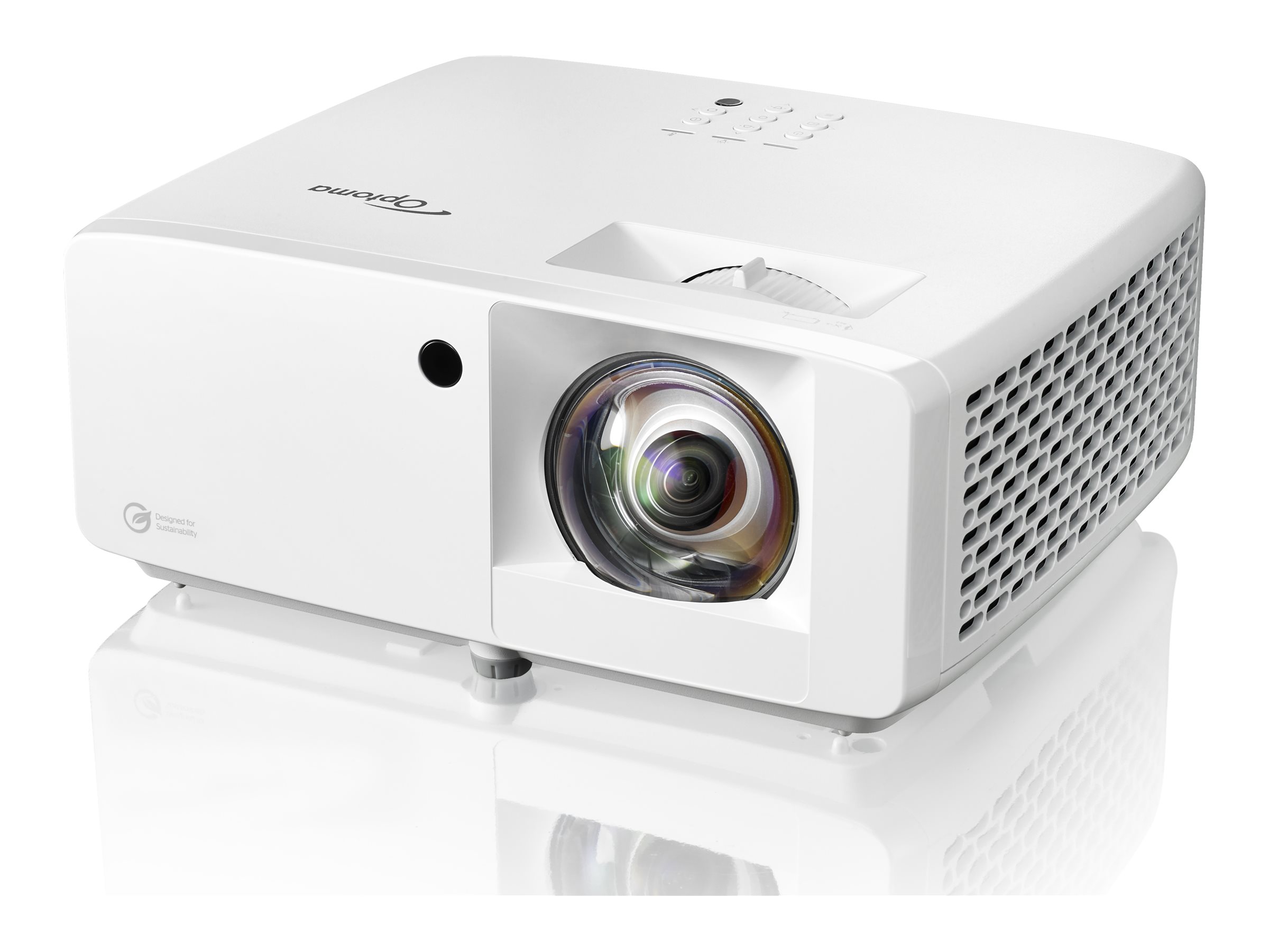 Optoma UHZ35ST - DLP-Projektor - tragbar - 3D - weiß