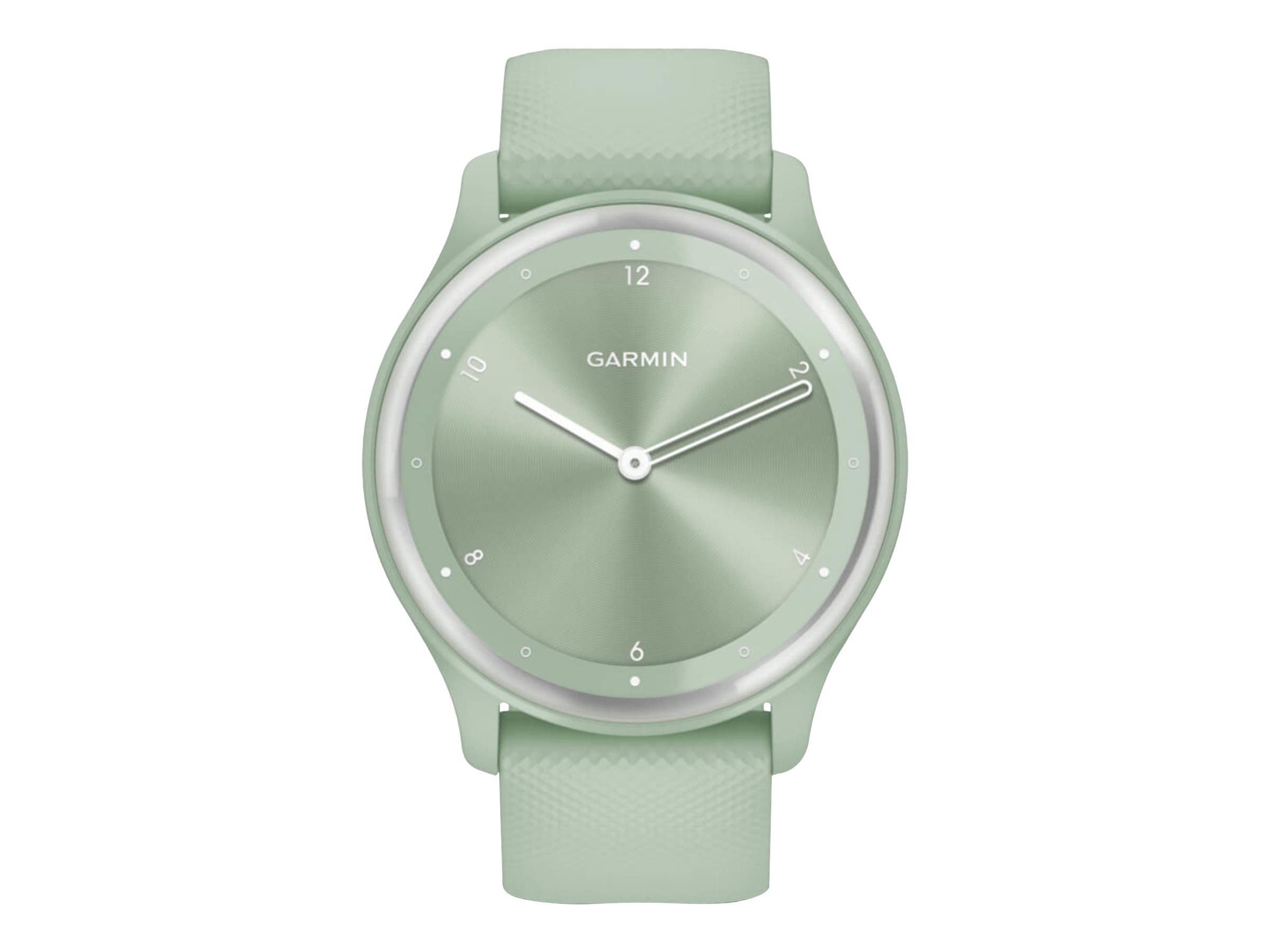 Garmin vívomove Sport - Mintfarben mit silbernen Akzenten - intelligente Uhr mit Band