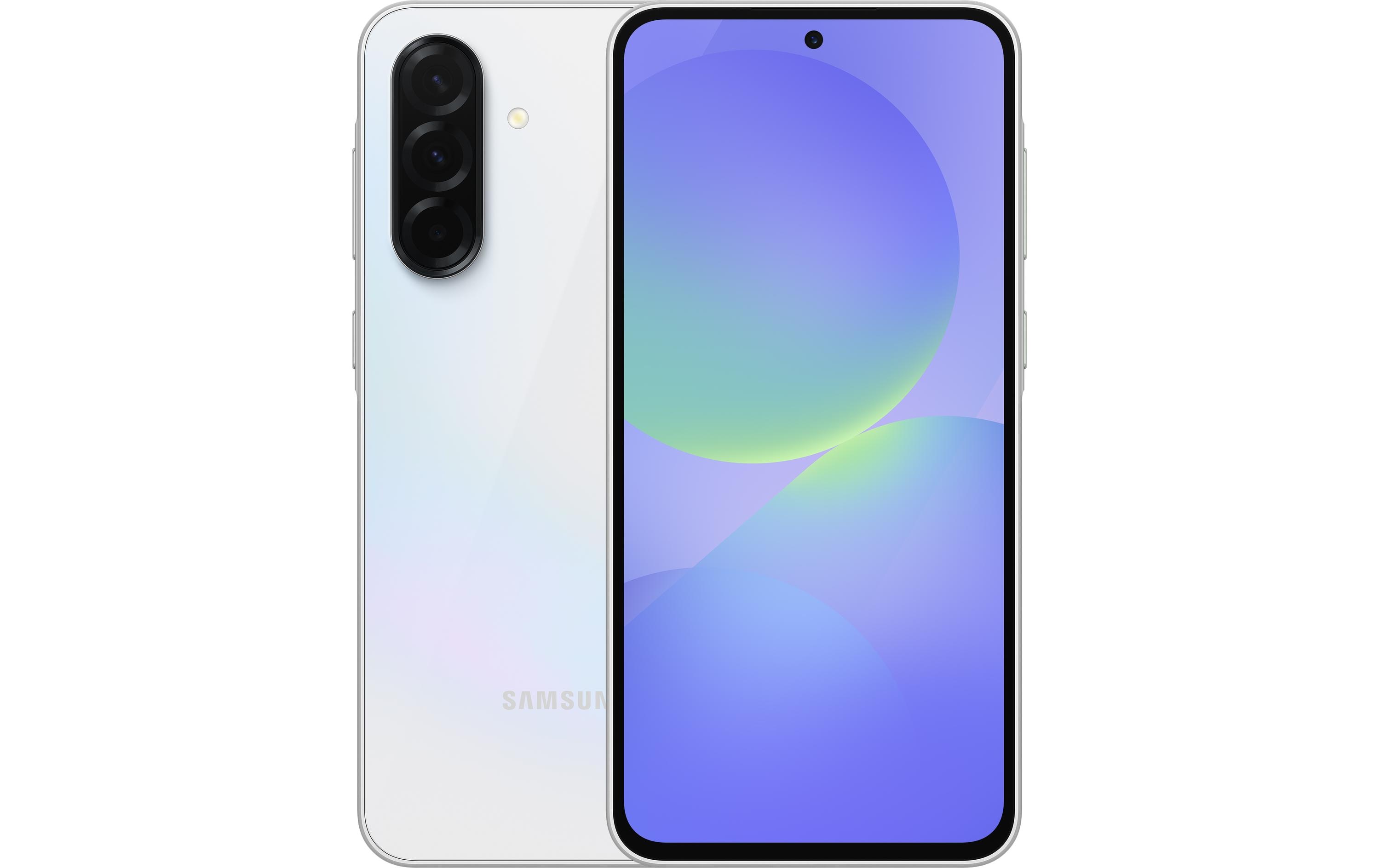 Samsung Galaxy A36 - 5G Smartphone - Dual-SIM - RAM 8 GB / Interner Speicher 256 GB - OLED-Display - 6.7" - 2340 x 1080 Pixel (120 Hz) - Triple-Kamera 50 MP, 8 MP, 5 MP - front camera 12 MP - Awesome White