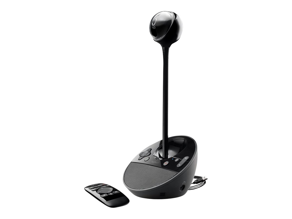 Logitech BCC950 ConferenceCam - Webcam - PTZ - Schwarz - 1920 x 1080 - Audio - USB 2.0 - H.264