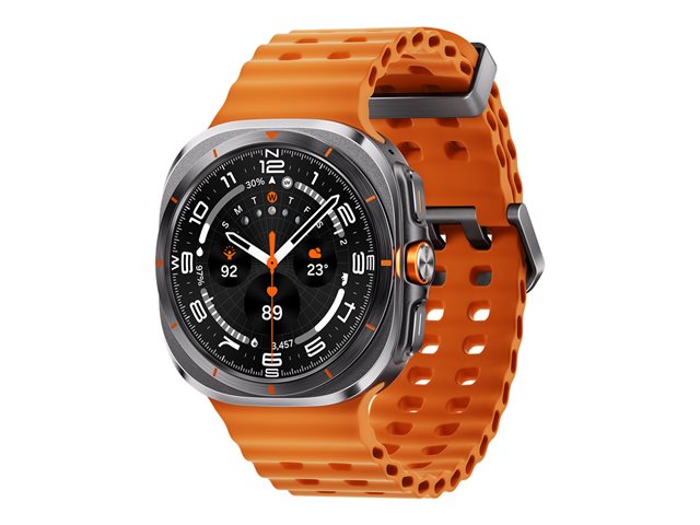 Samsung Galaxy Watch Ultra - Titan - intelligente Uhr mit Marineband - Orange - 32 GB - Titanium Gray