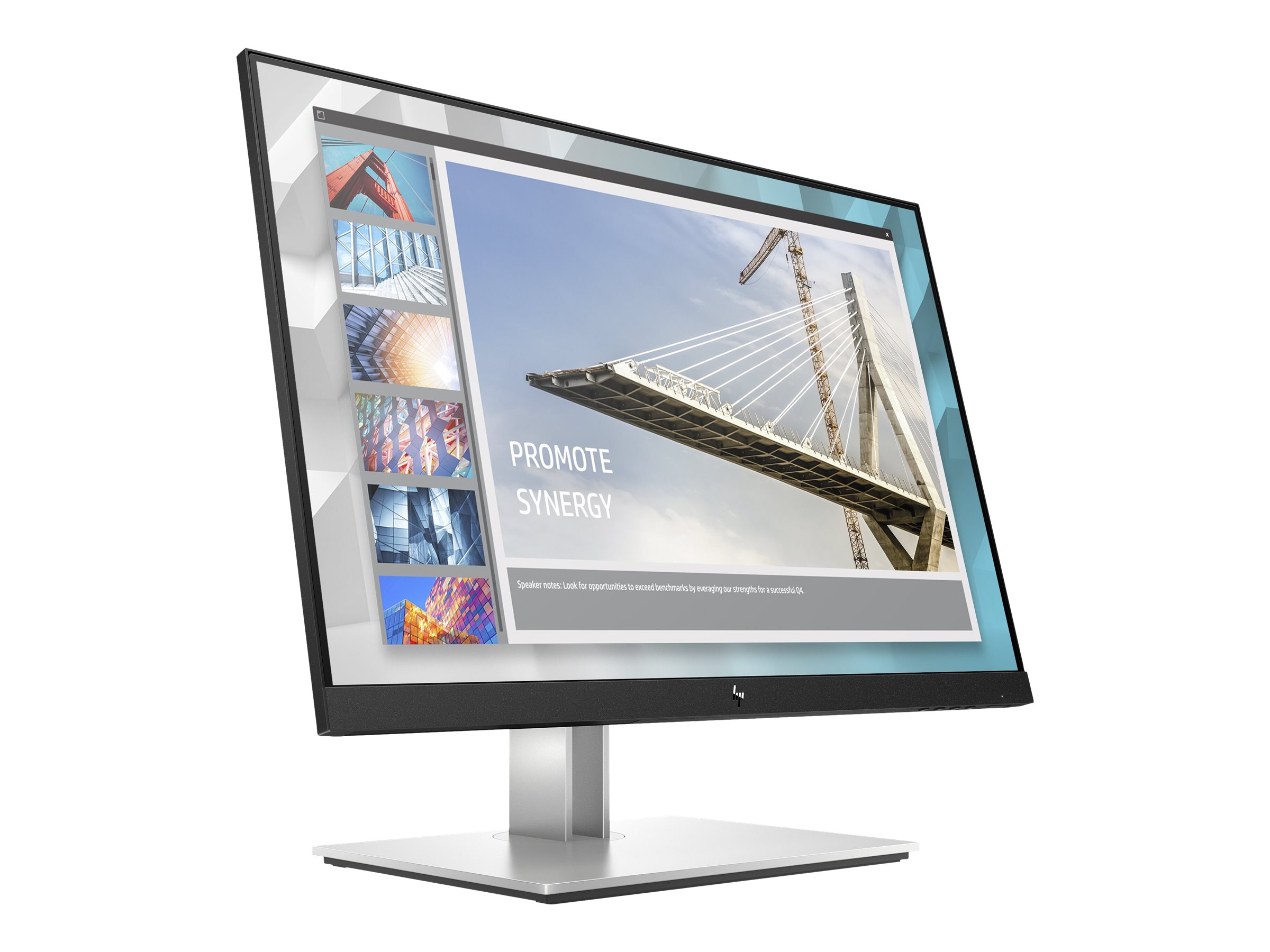 HP E24i G4 - E-Series - LED-Monitor - 61 cm (24") - 1920 x 1200 WUXGA @ 60 Hz - IPS - 250 cd/m² - 1000:1 - 5 ms - HDMI, VGA, DisplayPort - Schwarz - für HP 250 G9; Elite 600 G9, 800 G9; EliteBook 830 G6; Pro 260 G9, 290 G9; ZBook Firefly 14 G9