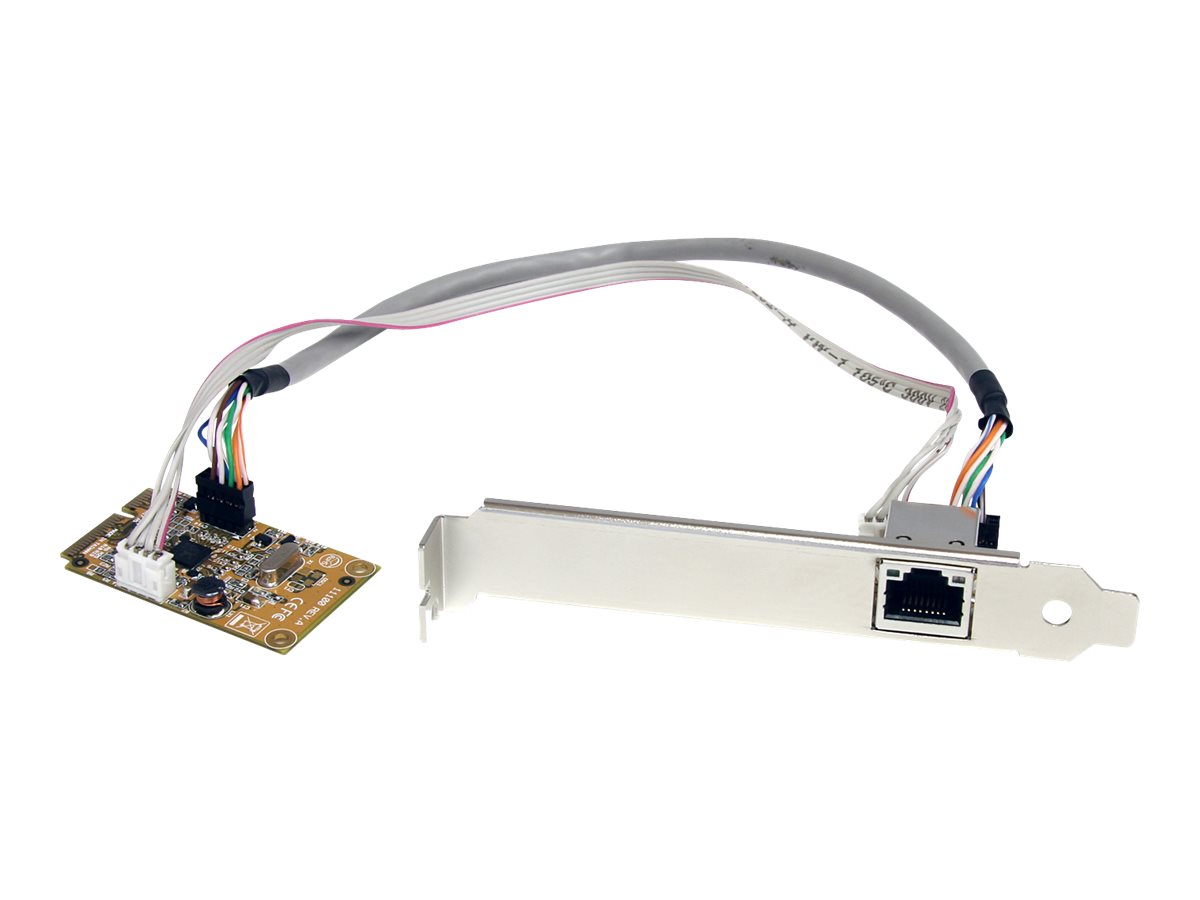 StarTech.com Mini PCI Express Gigabit Ethernet Netzwerkkarte - mini PCIe NIC Lan Adapter Karte - Netzwerkadapter - PCIe Mini Card - Gigabit Ethernet