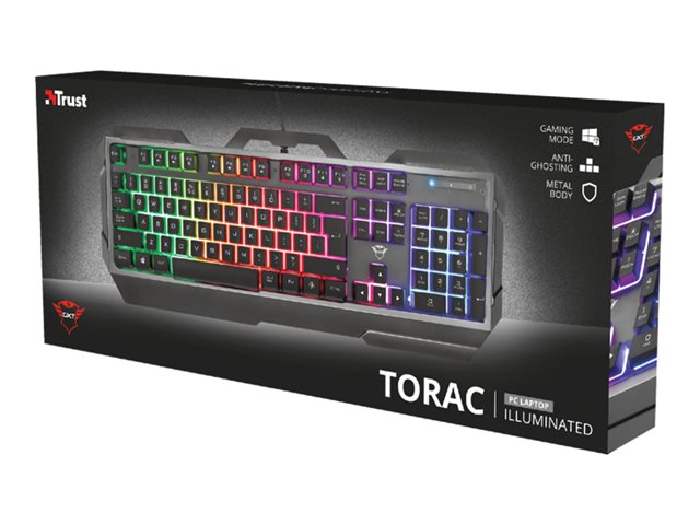 Trust Gaming GXT 856 Torac - Tastatur - QWERTY Eingabegerät