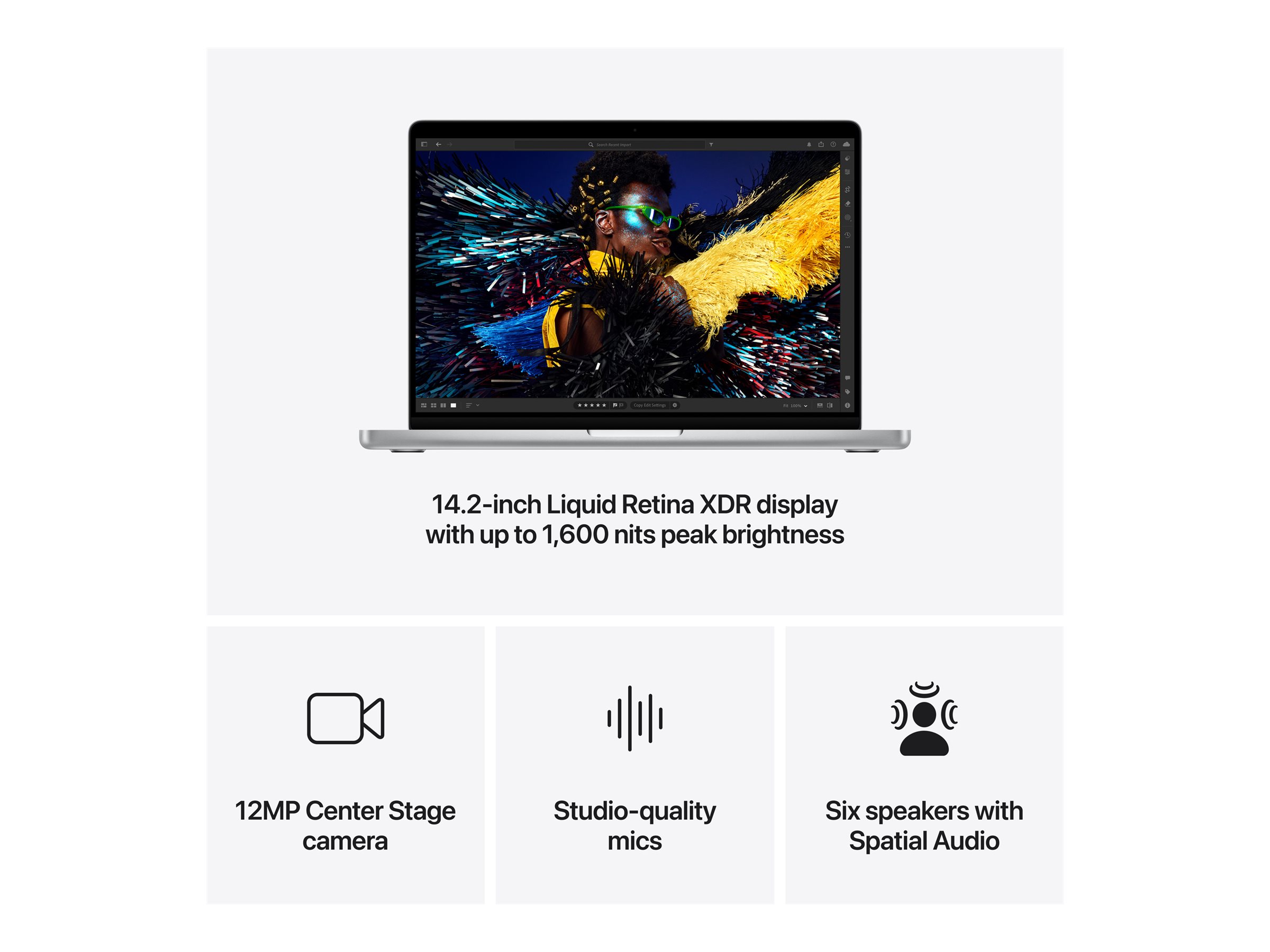 Apple MacBook Pro - 35.97 cm (14.2") - M4 Pro - 24 GB RAM - 512 GB SSD - Deutsch Silber