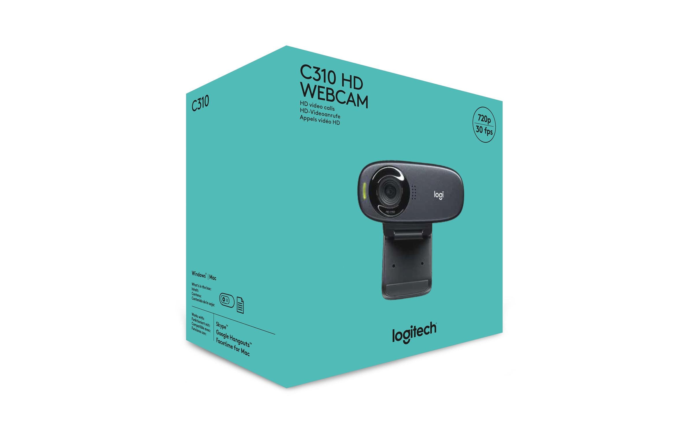 Logitech HD Webcam C310 - Webcam - Schwarz - 1280 x 720 - Audio - USB 2.0