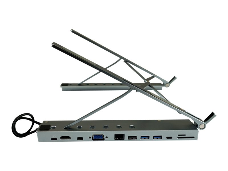 LC Power - Dockingstation + Notebook-Halterung - USB-C - VGA
HDMI
Mini DP - 1GbE