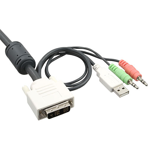 InLine - KVM-/Audio-/USB-Switch - 2 x KVM/Audio/USB - 1 lokaler Benutzer - Desktop