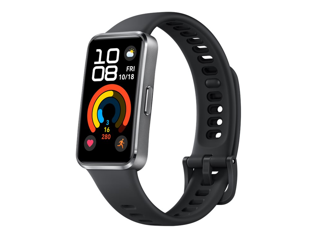 Huawei Band 10 - Polymer - Aktivitätsmesser mit Riemen - Schwarz