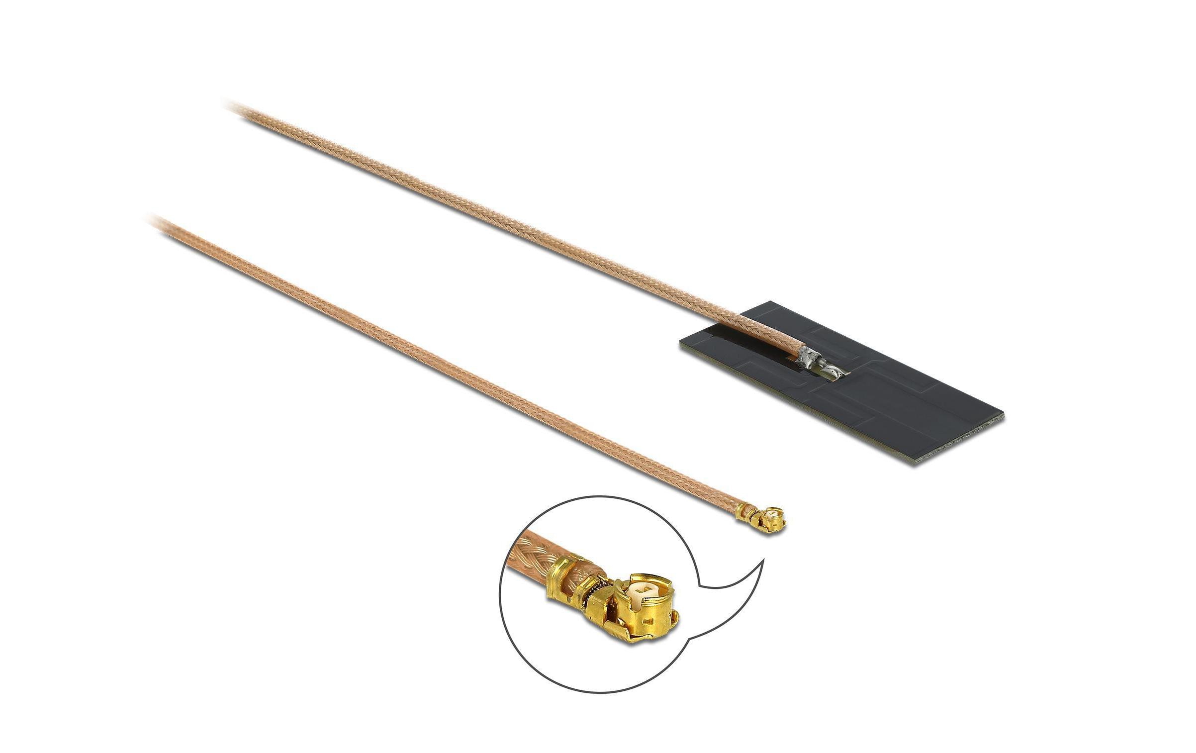 Delock WLAN-Antenne MHF I MHF I 1.2 dBi Rundstrahl