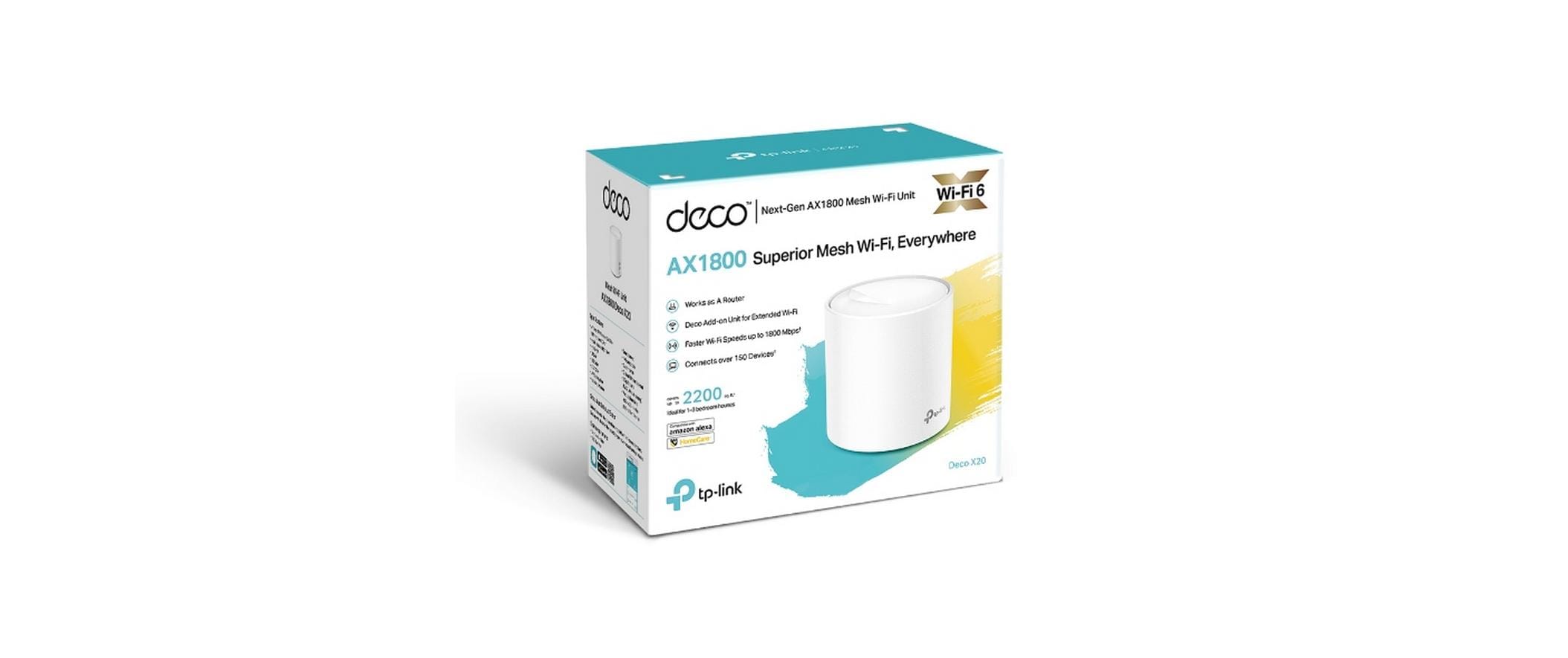 TP-Link Deco X20 - WLAN-System - Wi-Fi 6 - Desktop