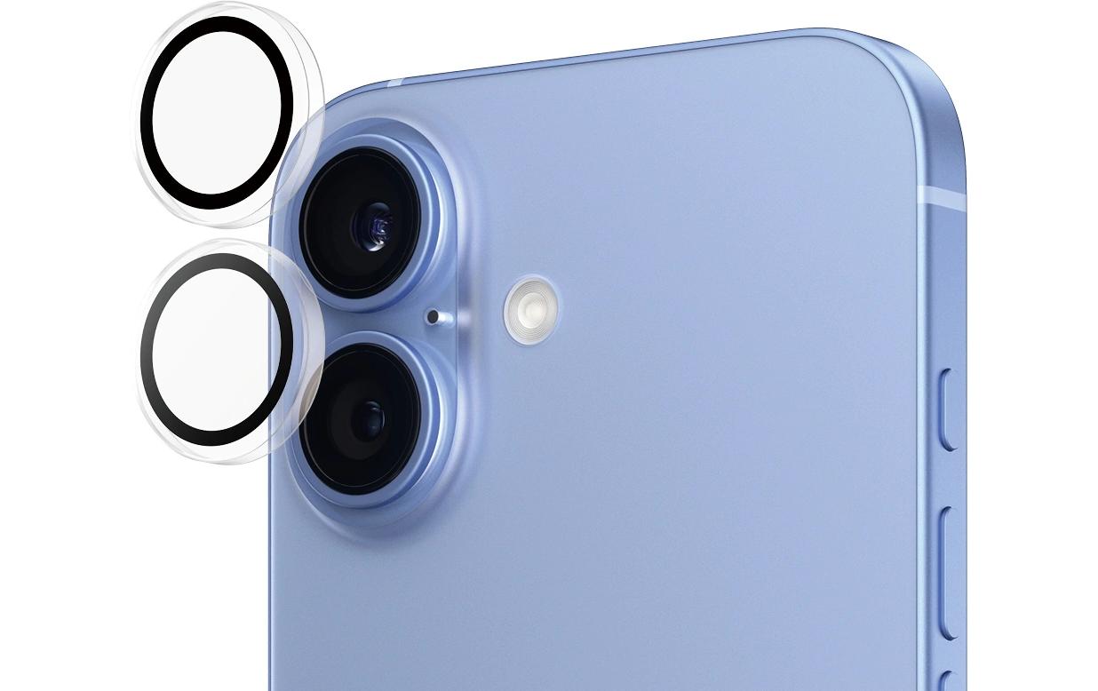 PanzerGlass Hoops - Objektivschutz für Handy - durchsichtig - für Apple iPhone 16, 16 Plus