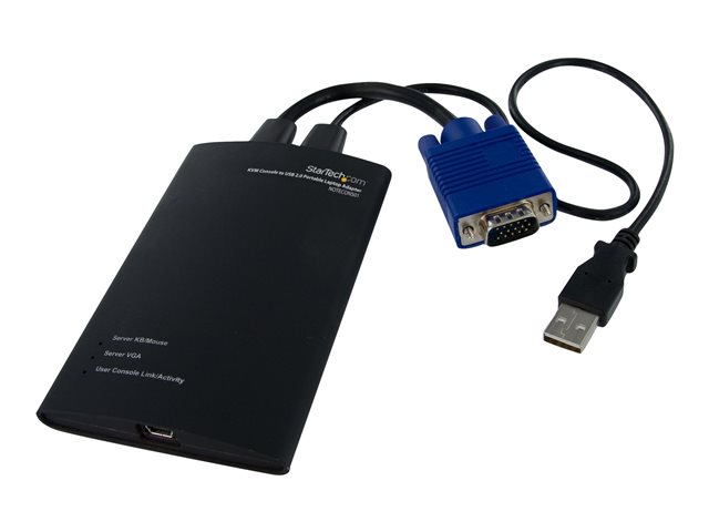 StarTech.com Tragbarer KVM Konsolen auf USB 2.0 Laptop Adapter - KVM-Switch - 1 Anschlüsse