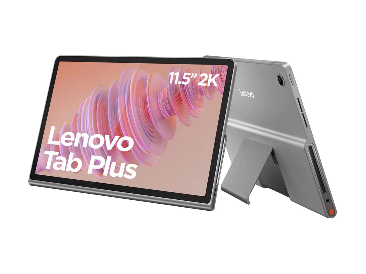 Lenovo Tab Plus ZADX - Tablet - Android 14 oder höher - 128 GB UFS card - 29.2 cm (11.5") IPS (2000 x 1200) - microSD-Steckplatz - Luna Gray