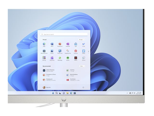 HP 27-cr0456ng - All-in-One (Komplettlösung) - Ryzen 5 7520U 2.8 GHz - 16 GB - SSD 512 GB - LED 68.6 cm (27") - Deutsch