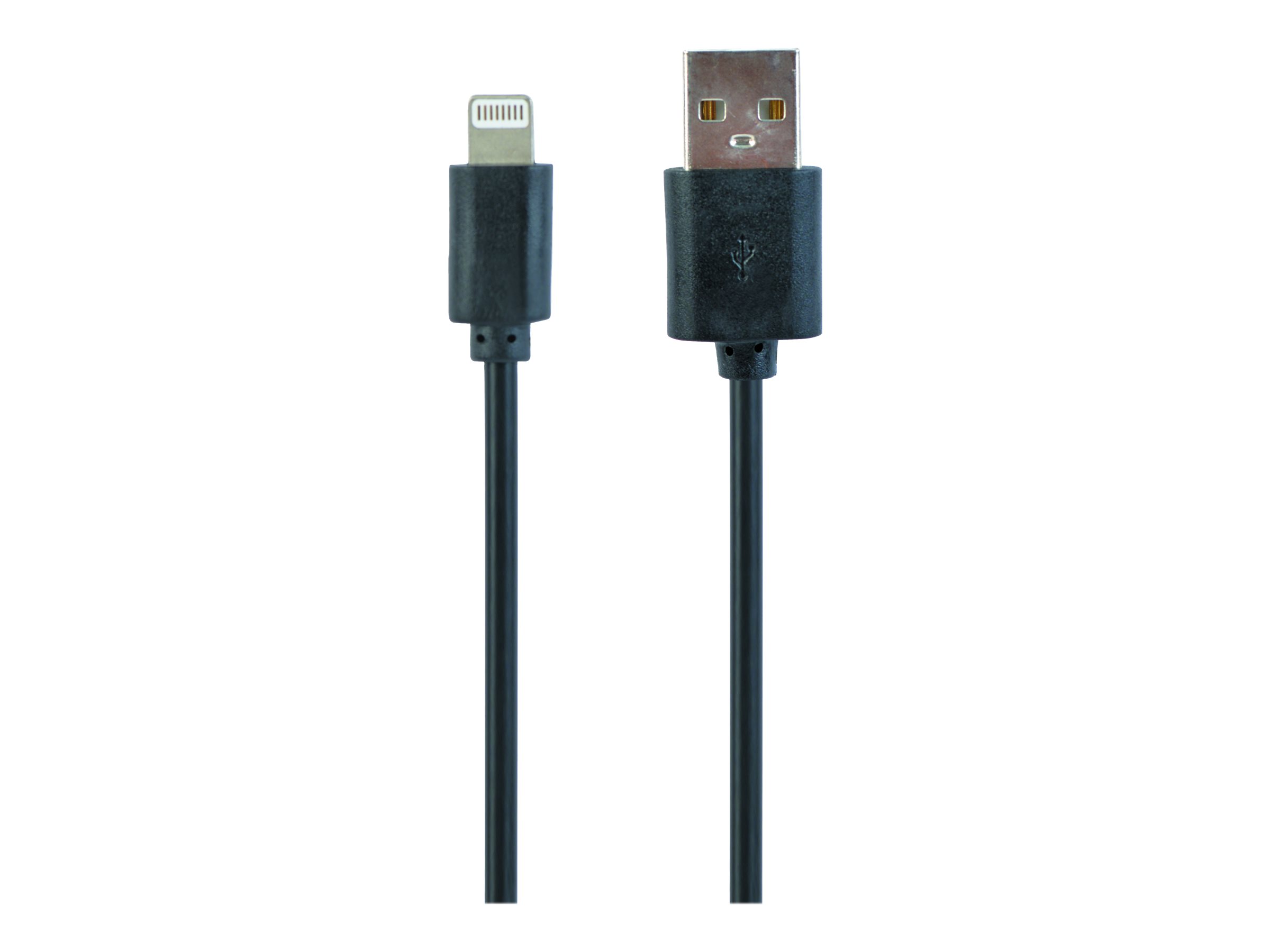 Cablexpert - Lightning-Kabel - Lightning (M) bis USB (M) - 1 m - abgeschirmt - Schwarz