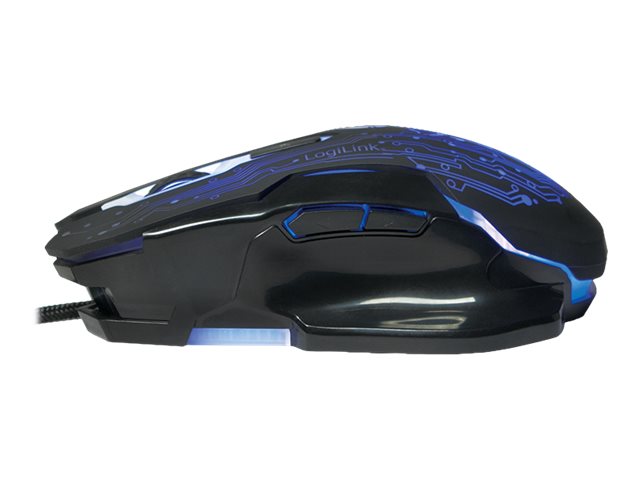 LogiLink Gaming - Maus - USB - Schwarz
