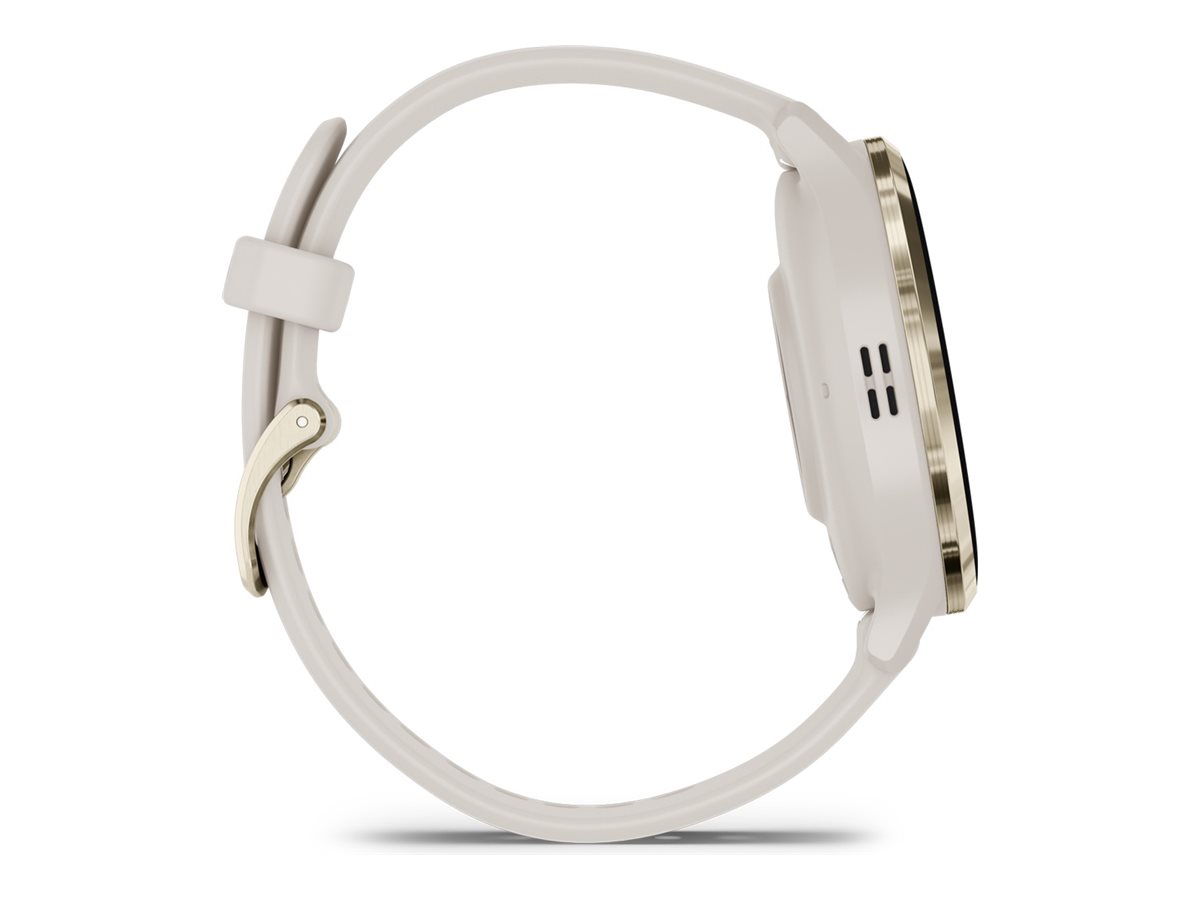 Garmin Venu 3S - Ivory - intelligente Uhr mit Band - 8 GB