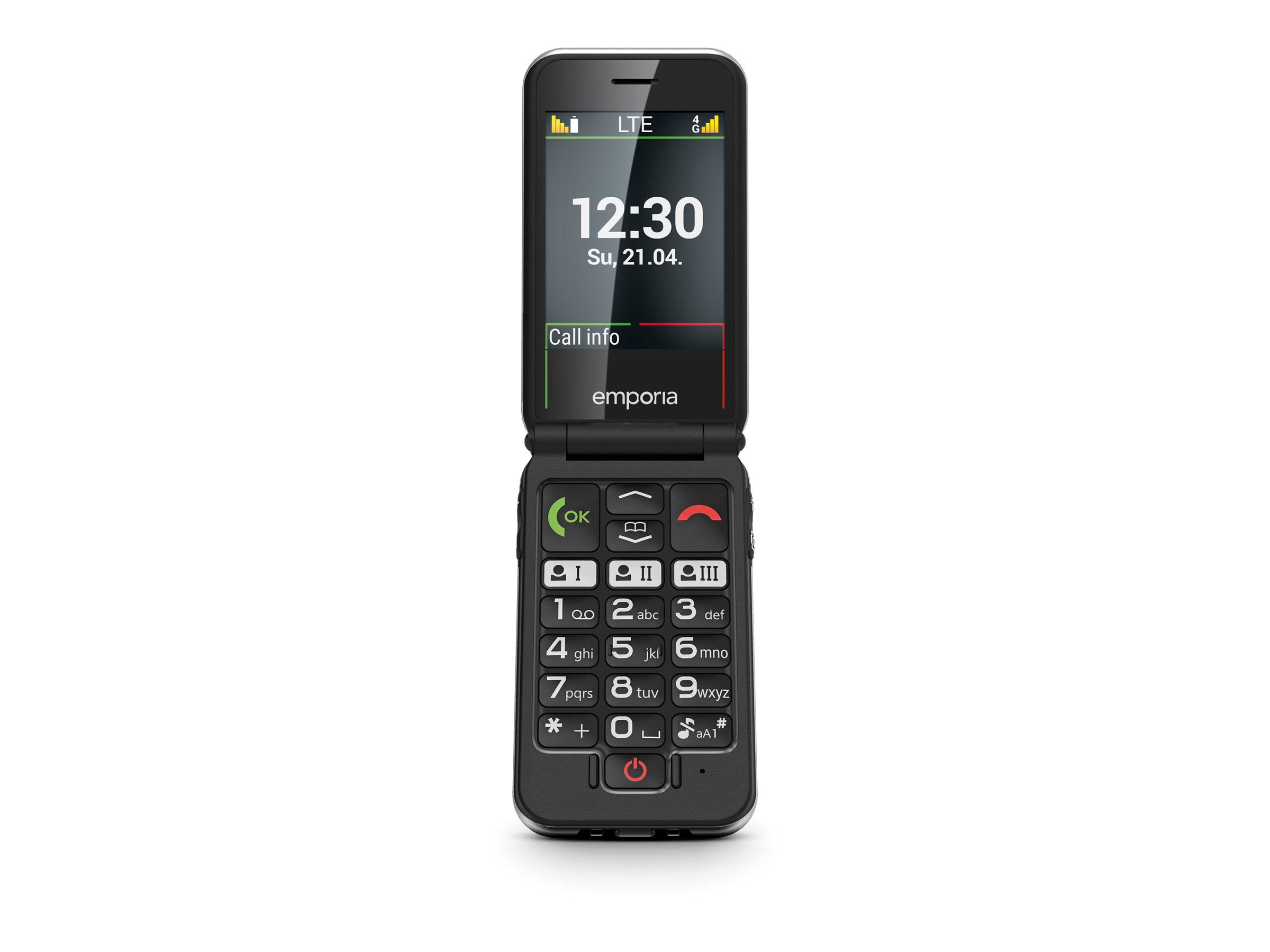 emporiaJOY-LTE Rot - 4G Feature Phone - 128 MB - GSM