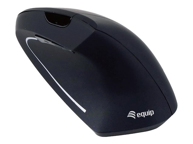 equip 245110 - vertikale Maus - 2.4 GHz - Schwarz