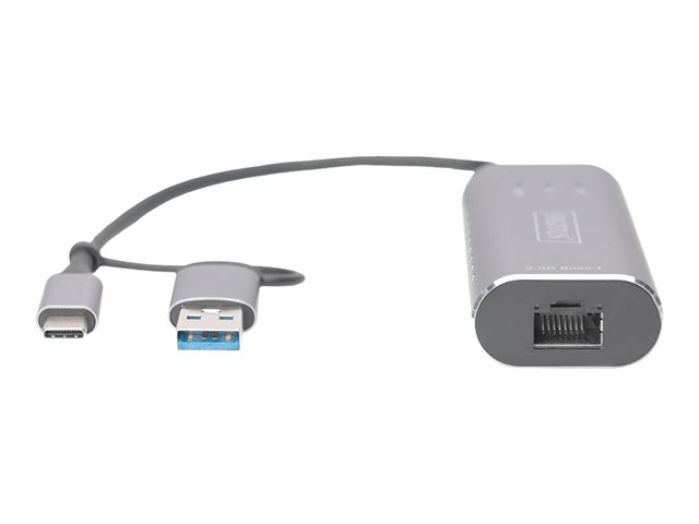 DIGITUS DN-3028 - Netzwerkadapter - USB-C / USB-A - 2.5GBase-T