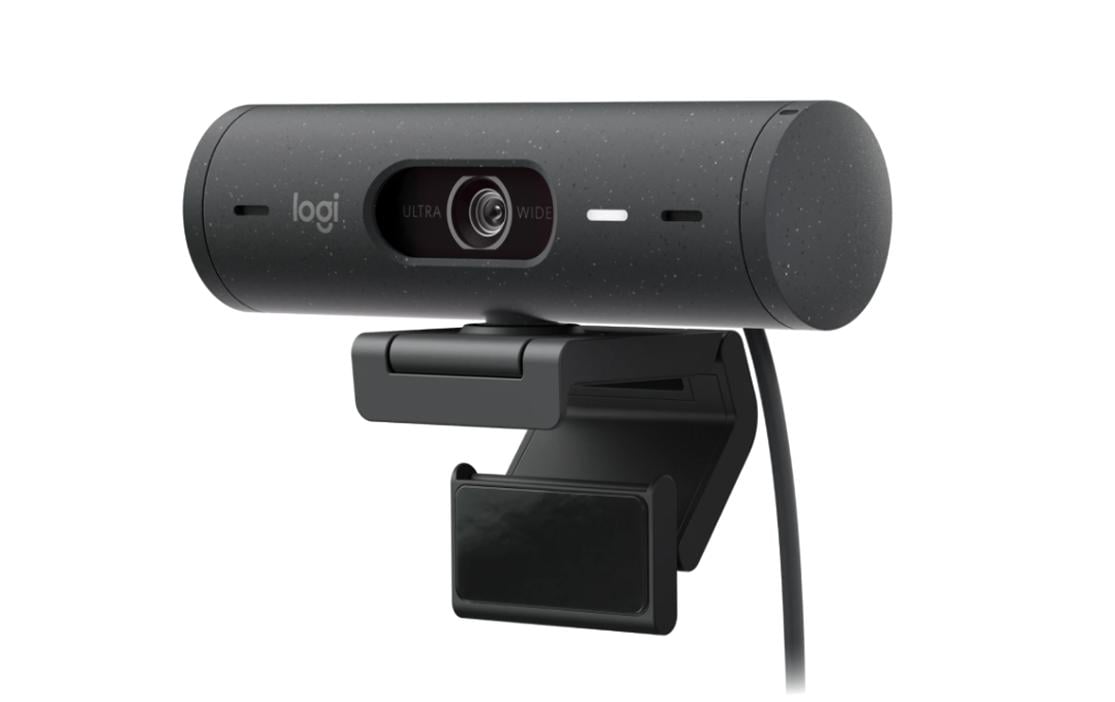 Logitech BRIO 505 - Webcam - Grau  - 4 MP - 1920 x 1080 - 1080p, 720p - Audio - USB-C
