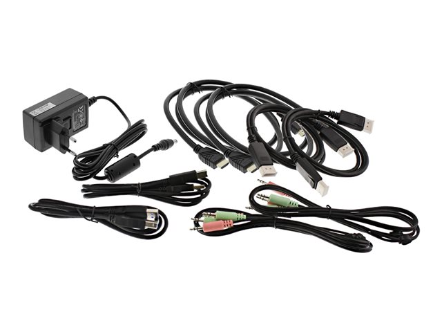 InLine 62642I - KVM-/Audio-/USB-Switch - 2 x KVM/Audio/USB - 1 lokaler Benutzer - Desktop