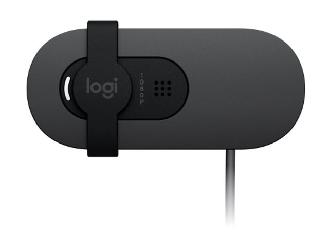 Logitech BRIO 100 - Webcam - Schwarz - 2 MP - 1920 x 1080 - 1080p, 720p - Audio - USB