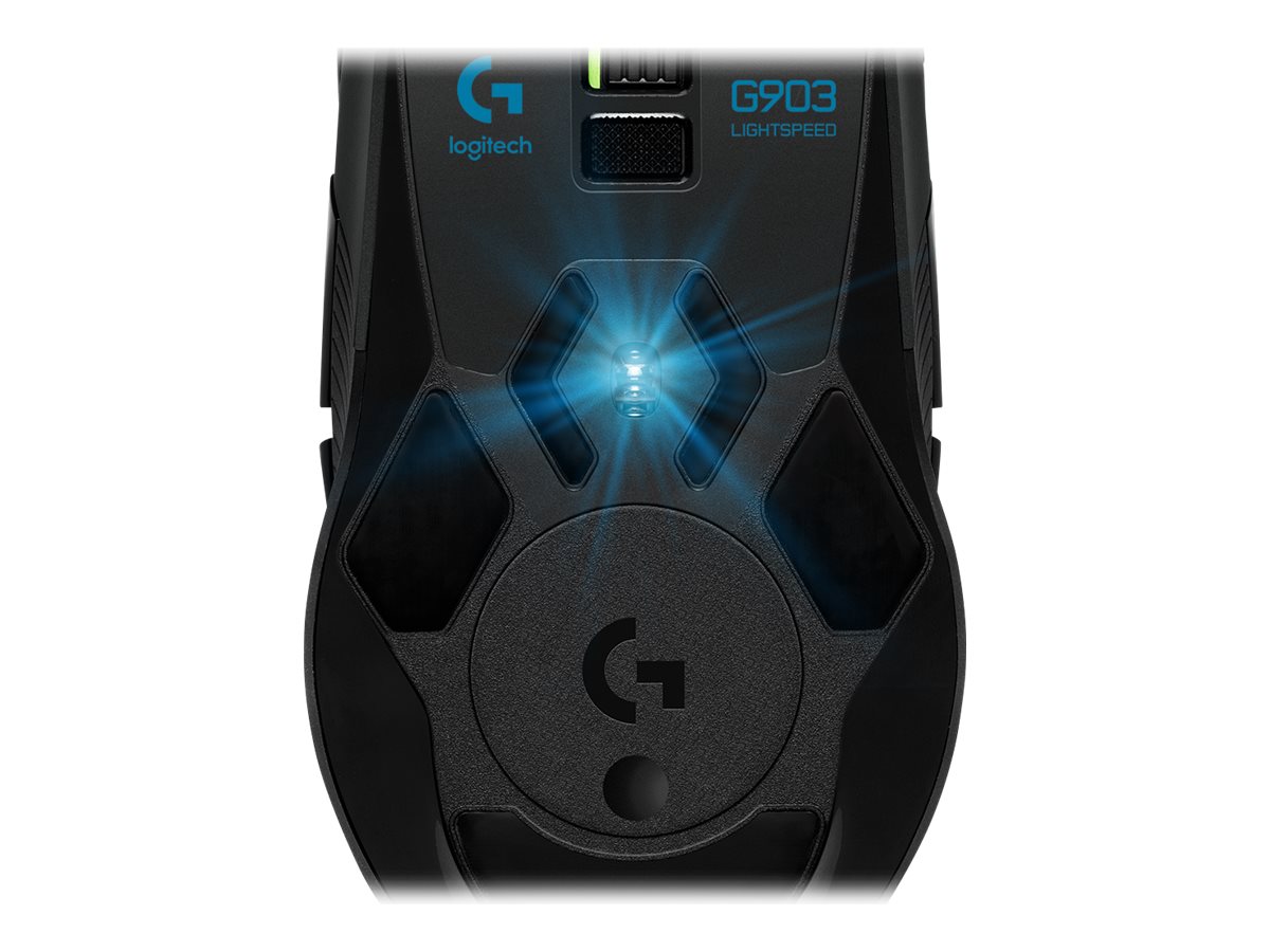 Logitech Wireless Gaming Mouse G903 LIGHTSPEED with HERO 16K sensor - Maus - USB
2.4 GHz