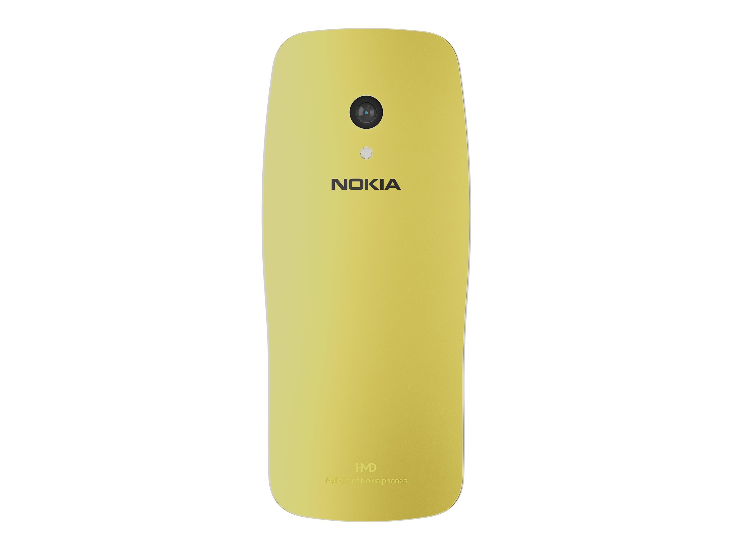 Nokia 3210 - 4G Feature Phone - Dual-SIM - RAM 64 MB / Interner Speicher 128 MB - microSD slot - rear camera 2 MP - Y2K gold