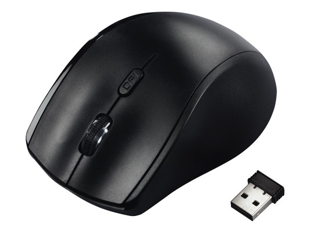 Hama "Riano" - Maus - 2.4 GHz - Schwarz